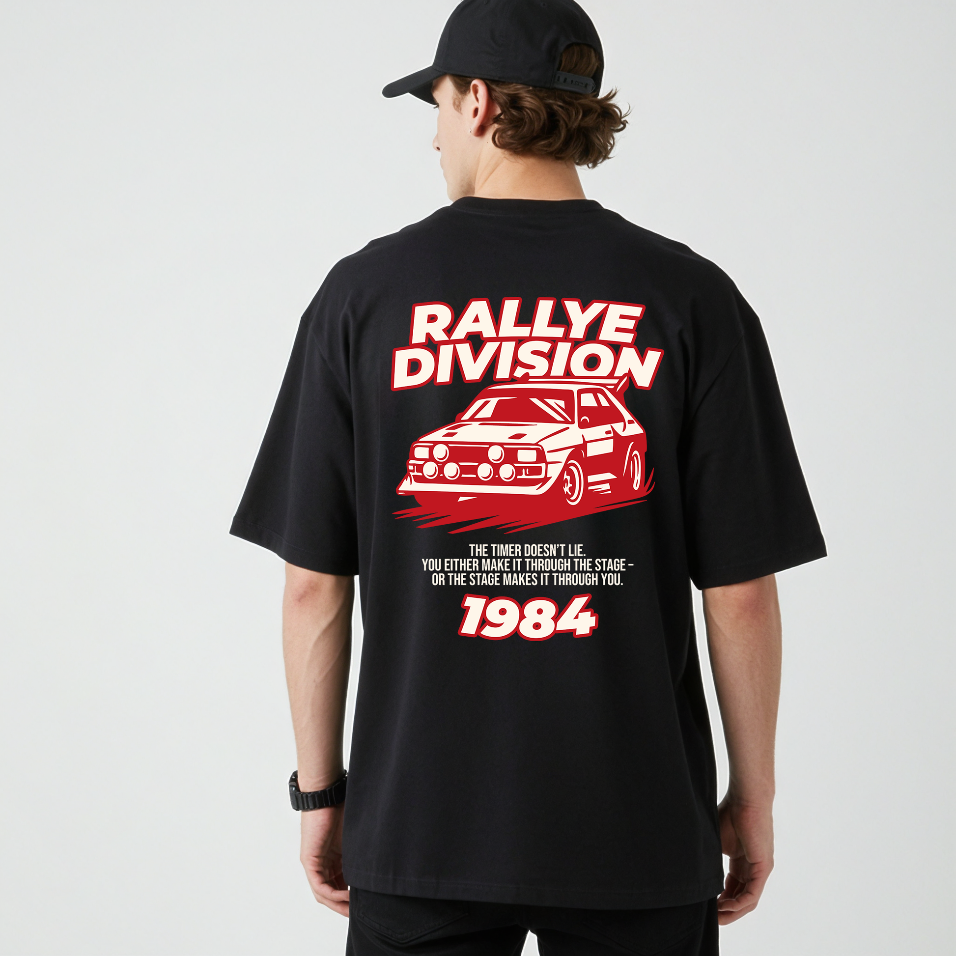RALLYE DIVISION – Oversize 1984 Tribute T-Shirt